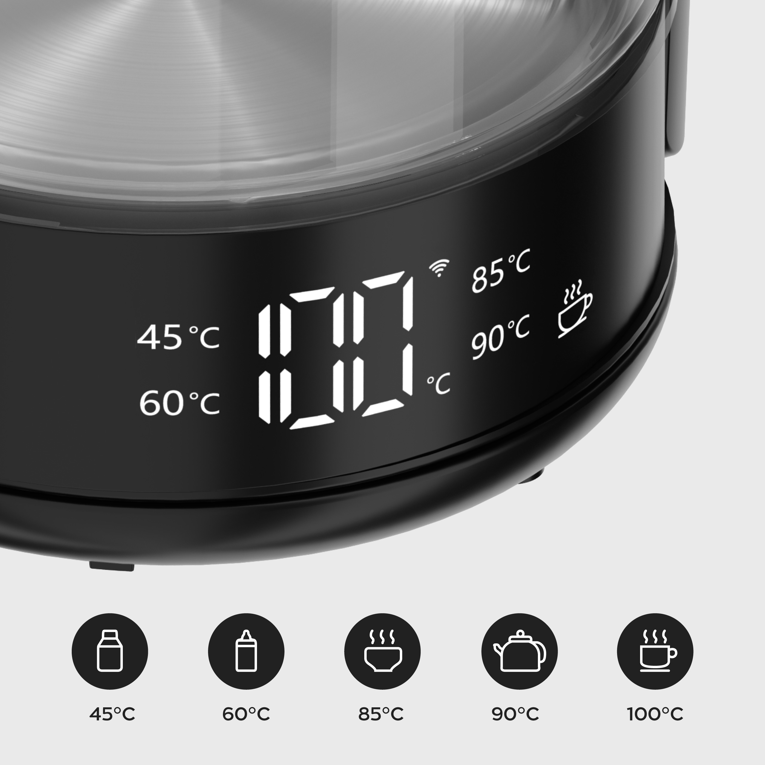 5 ustawień temperatury Harmony 30